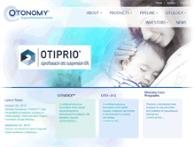 Tablet Screenshot of otonomy.com